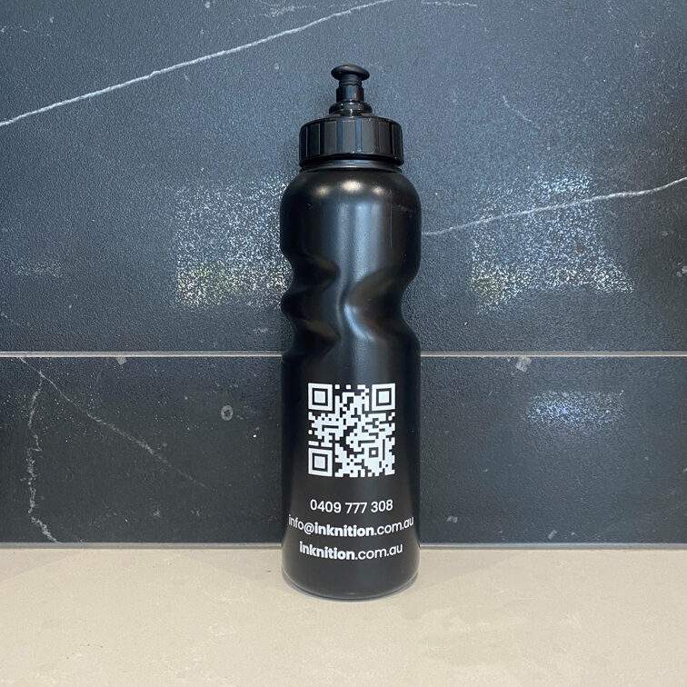 Custom-printed-water-bottles-in-marketing-QR-code