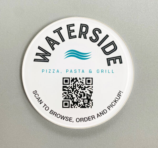 Waterside-Acrylic-QR-Code-Disc